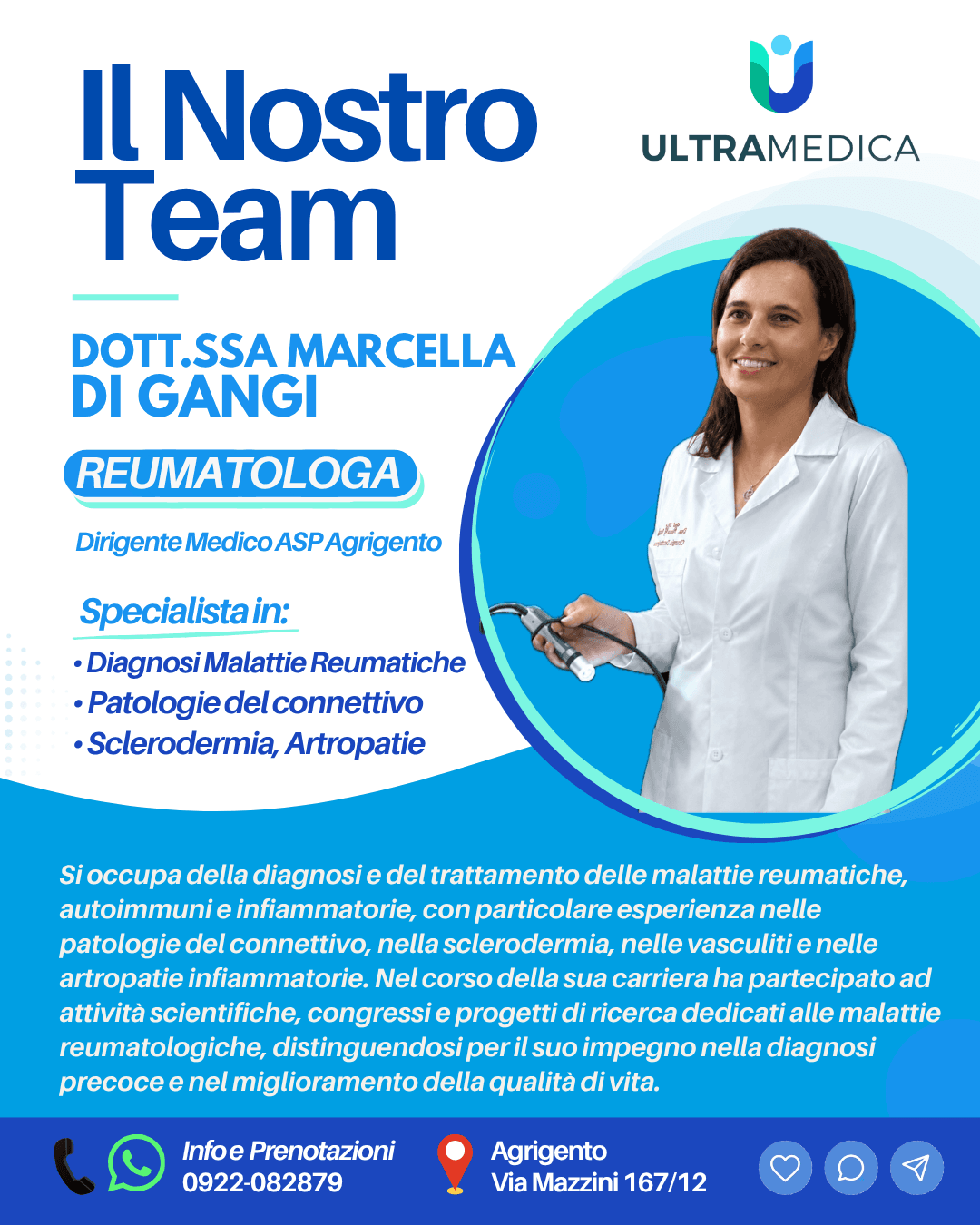 Dott.ssa Marcella Di Gangi — Reumatologa