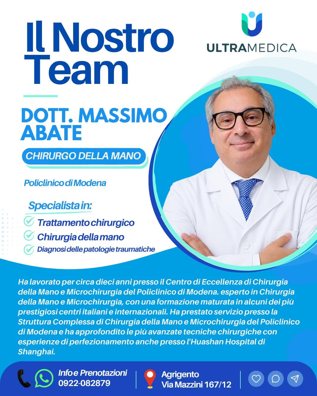 Dott. Massimo Abate — Chirurgo della Mano