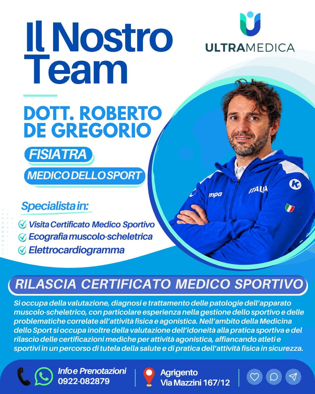 Dott. Roberto De Gregorio — Fisiatra