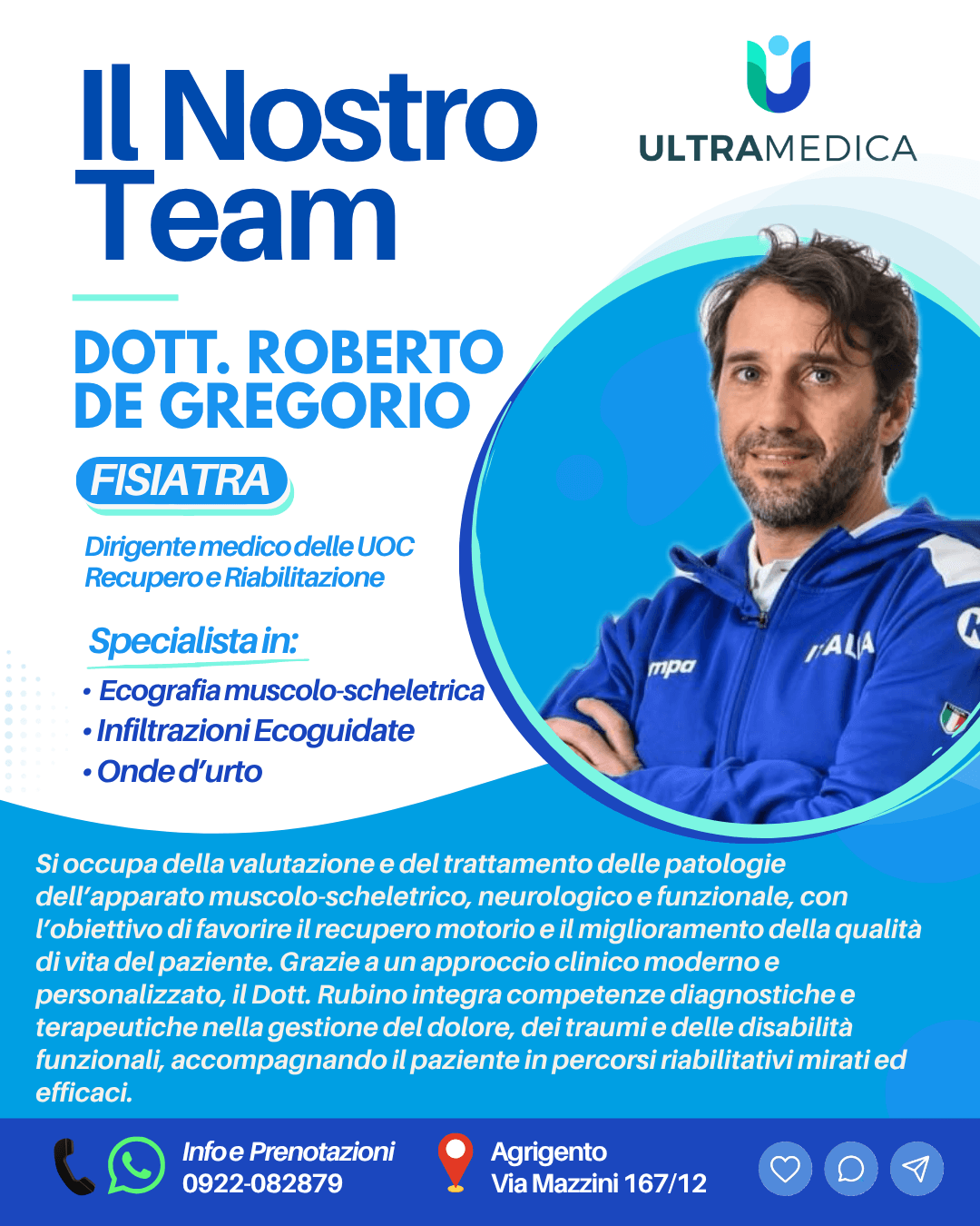 Dott. Roberto De Gregorio — Fisiatra